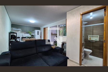 Sala de apartamento à venda com 2 quartos, 44m² em Jardim Alvorada, Santo André