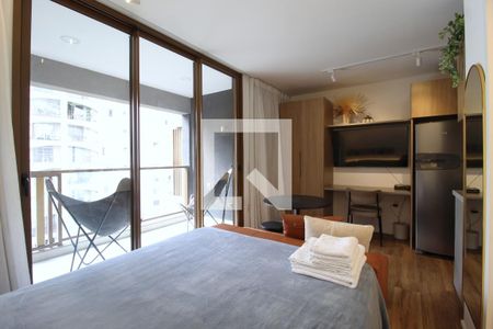 Sala/Quarto de kitnet/studio à venda com 1 quarto, 27m² em Vila Nova Conceição, São Paulo