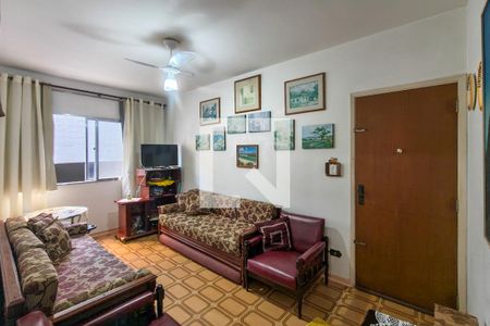 Sala de apartamento para alugar com 1 quarto, 70m² em Vila Caiçara, Praia Grande