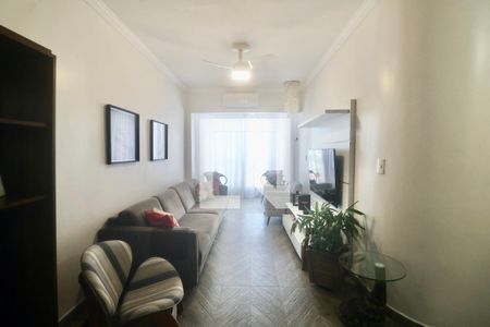 Sala de apartamento para alugar com 3 quartos, 120m² em Jardim das Palmas, Guarujá