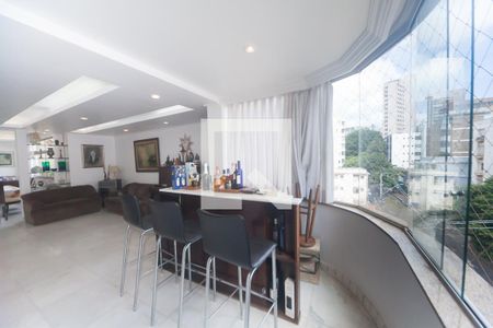 Varanda da Sala de apartamento à venda com 3 quartos, 137m² em Sion, Belo Horizonte