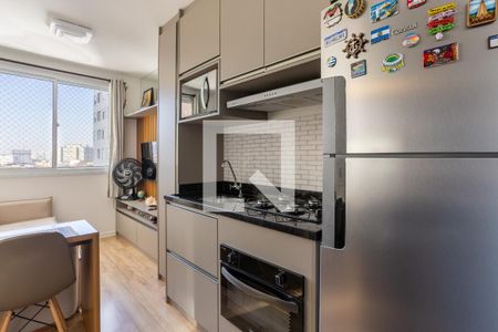 Cozinha de apartamento à venda com 1 quarto, 26m² em Brás, São Paulo