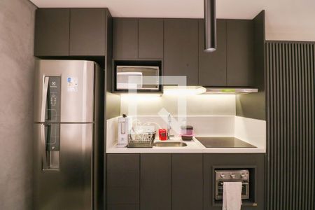 Sala / Cozinha de apartamento para alugar com 1 quarto, 47m² em Campo Belo, São Paulo