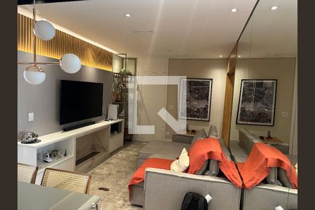 Sala de Estar de apartamento à venda com 3 quartos, 53m² em Empresarial 18 do Forte, Barueri