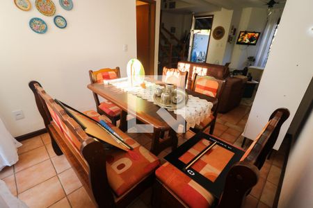 Sala de Jantar de casa de condomínio à venda com 3 quartos, 212m² em Cavalhada, Porto Alegre