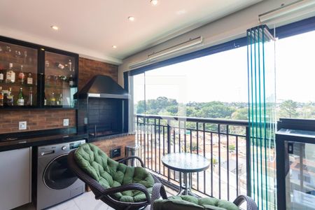 Varanda gourmet de apartamento à venda com 2 quartos, 62m² em Continental, Osasco
