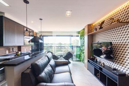 Sala  de apartamento à venda com 2 quartos, 62m² em Continental, Osasco