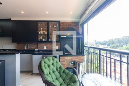 Varanda gourmet de apartamento à venda com 2 quartos, 62m² em Continental, Osasco