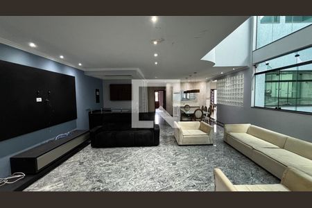 Sala de Estar - Sala de Jantar  de casa para alugar com 4 quartos, 536m² em Vila Alzira, Santo André