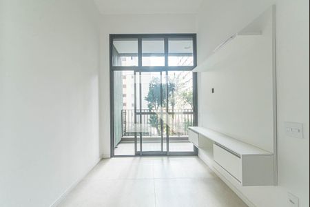 Sala - Cozinha Integrada de apartamento para alugar com 1 quarto, 32m² em Santo Amaro, São Paulo