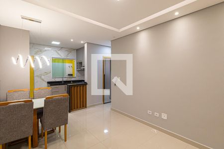 Sala e Cozinha  de apartamento para alugar com 2 quartos, 45m² em Vila Nhocuné, São Paulo