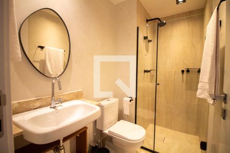 Banheiro de kitnet/studio à venda com 1 quarto, 38m² em Santo Amaro, São Paulo