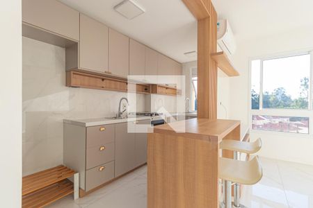 Sala/Cozinha de apartamento para alugar com 2 quartos, 61m² em Marechal Rondon, Canoas