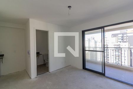 Sala - Quarto de kitnet/studio à venda com 1 quarto, 26m² em Cidade Monções, São Paulo