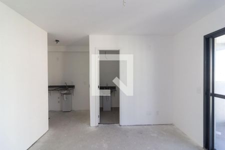 Sala - Quarto de kitnet/studio à venda com 1 quarto, 26m² em Cidade Monções, São Paulo