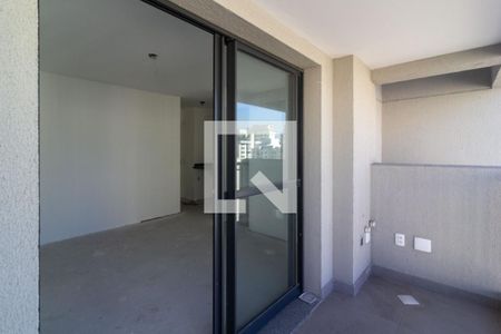 Varanda de kitnet/studio à venda com 1 quarto, 26m² em Cidade Monções, São Paulo