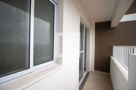 Varanda da Sala  de apartamento para alugar com 2 quartos, 55m² em Vila Rica, Sorocaba