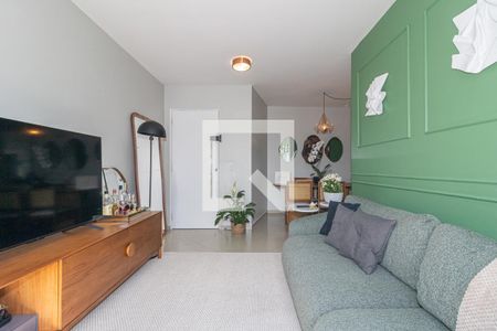 Sala de apartamento para alugar com 2 quartos, 65m² em Indianópolis, São Paulo