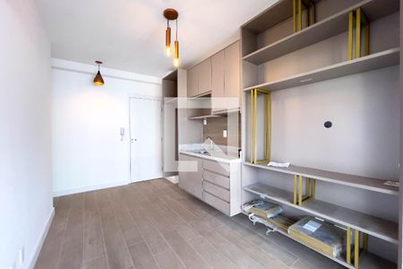Sala e cozinha de apartamento para alugar com 1 quarto, 35m² em Vila Mariana, São Paulo