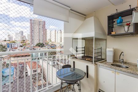 Varanda de apartamento à venda com 2 quartos, 69m² em Vila Gumercindo, São Paulo