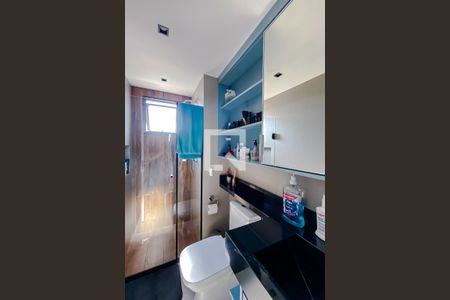 Banheiro da Suíte de apartamento para alugar com 2 quartos, 55m² em Vila Anastácio, São Paulo