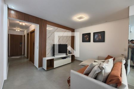 Sala de apartamento para alugar com 3 quartos, 149m² em Canto do Forte, Praia Grande
