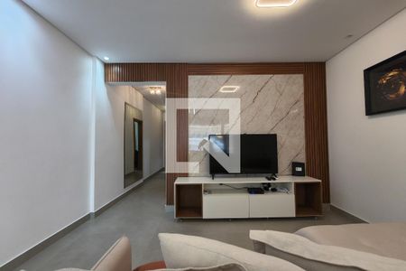 Sala de apartamento para alugar com 3 quartos, 149m² em Canto do Forte, Praia Grande
