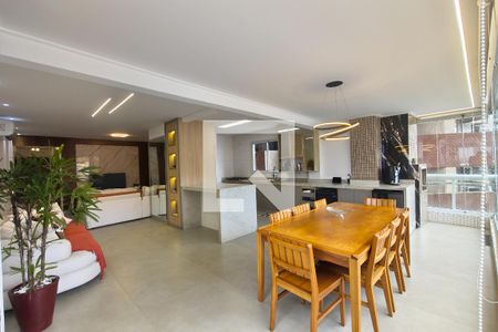 Sala de apartamento para alugar com 3 quartos, 149m² em Canto do Forte, Praia Grande