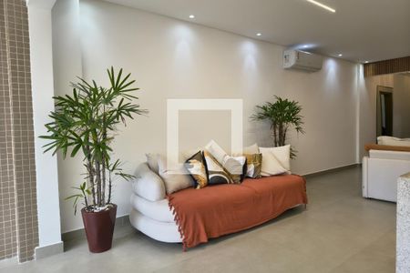 Sala de apartamento para alugar com 3 quartos, 149m² em Canto do Forte, Praia Grande