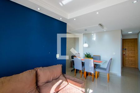 Sala de apartamento à venda com 2 quartos, 55m² em Jardim do Estádio, Santo André