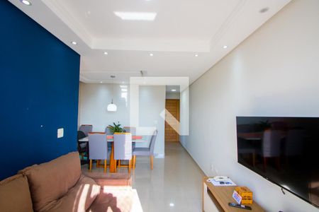 Sala de apartamento à venda com 2 quartos, 55m² em Jardim do Estádio, Santo André