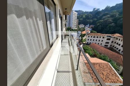 Varanda  de apartamento à venda com 2 quartos, 67m² em Cosme Velho, Rio de Janeiro