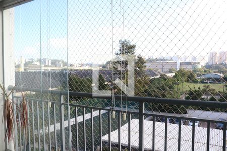 Varanda da Sala de apartamento para alugar com 2 quartos, 59m² em Vila Anastácio, São Paulo