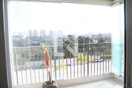 Varanda da Sala de apartamento para alugar com 2 quartos, 59m² em Vila Anastácio, São Paulo