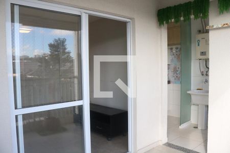 Varanda da Sala de apartamento para alugar com 2 quartos, 59m² em Vila Anastácio, São Paulo