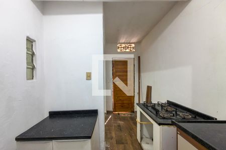 Sala - Cozinha de casa de condomínio para alugar com 1 quarto, 50m² em Guilhermina, Praia Grande