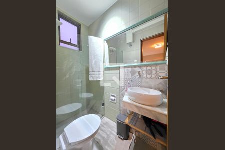 Banheiro da Suíte de apartamento à venda com 3 quartos, 115m² em Carmo, Belo Horizonte