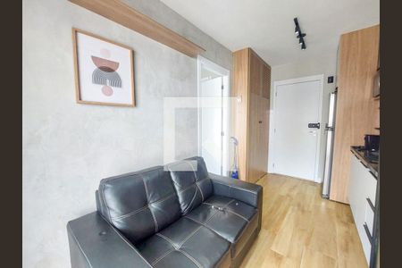 Sala/Cozinha de apartamento para alugar com 1 quarto, 26m² em Campo Belo, São Paulo