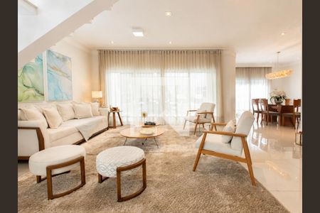 Sala de casa de condomínio para alugar com 4 quartos, 324m² em Residencial Quatro (Alphaville), Santana de Parnaíba