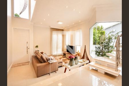 Sala de casa de condomínio para alugar com 4 quartos, 324m² em Residencial Quatro (Alphaville), Santana de Parnaíba