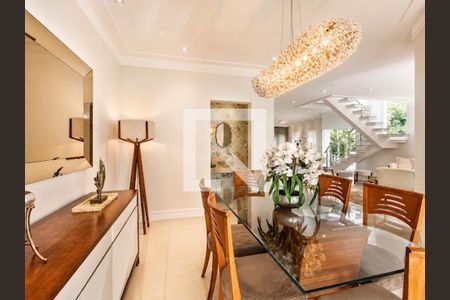 Sala de Jantar de casa de condomínio para alugar com 4 quartos, 324m² em Residencial Quatro (Alphaville), Santana de Parnaíba