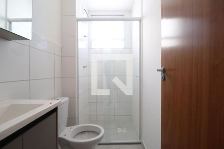 Banheiro Social de apartamento para alugar com 2 quartos, 55m² em Shopping Park, Uberlândia