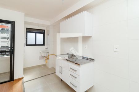 Cozinha e Área de Serviço de apartamento para alugar com 2 quartos, 44m² em Vila Gustavo, São Paulo