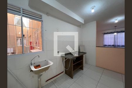 Cozinha e Área de Serviço de apartamento para alugar com 2 quartos, 43m² em Nova Pampulha, Belo Horizonte