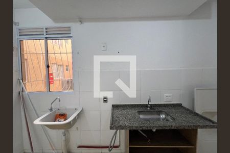 Cozinha e Área de Serviço de apartamento para alugar com 2 quartos, 43m² em Nova Pampulha, Belo Horizonte