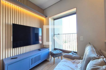 Sala de TV de apartamento para alugar com 2 quartos, 55m² em Jardim Guarani, Campinas
