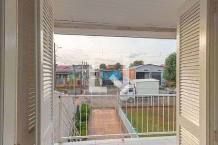 Vista da Sala/Cozinha de casa para alugar com 2 quartos, 30m² em Olaria, Canoas