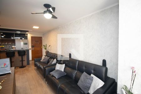Sala  de apartamento à venda com 2 quartos, 78m² em Vila Leonor, São Paulo
