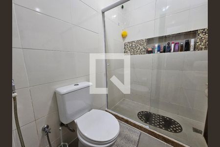 Banheiro da suíte  de apartamento para alugar com 1 quarto, 46m² em Tijuca, Rio de Janeiro