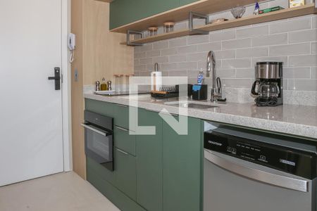 Sala e Cozinha de apartamento para alugar com 1 quarto, 25m² em Pompeia, São Paulo